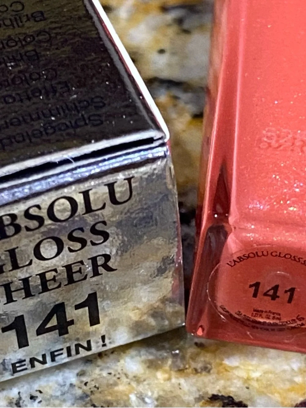 Lancôme L'Absolu Gloss Sheer — Coral Pink 141
